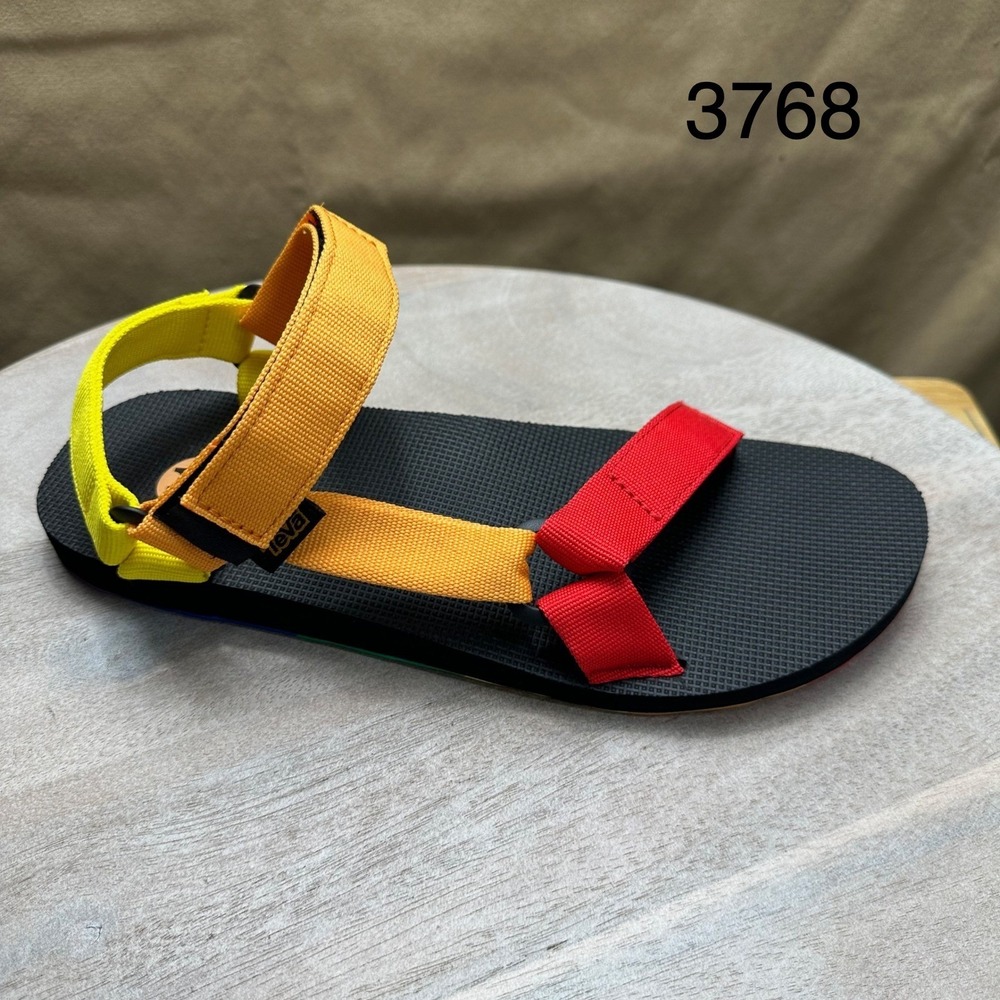 Teva Mens 11 Original Universal Rainbow Pride Sandals Sport Outdoor NWT